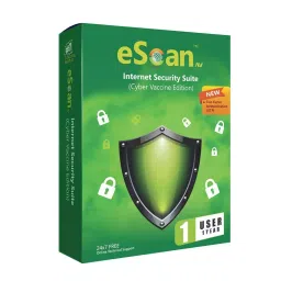 eScan Internet Security Suite (Cyber Vaccine Edition) 1 User 1 Year License Validity, Email Delivery - No CD-46