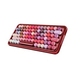 Rapoo PRE 5 Deep Red Color Wireless Keyboard image 3