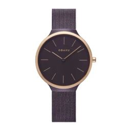 OBAKU V240LXXNMN Ark Lille Walnut Analog Watch for Women-image-12