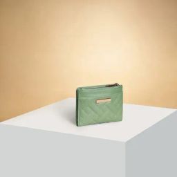 Forever Glam by Pantaloons Green Quilted Small Wallet for Women-5