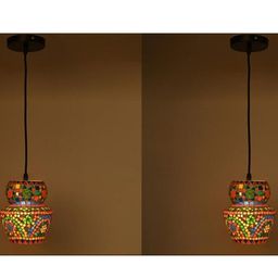 SOMIL Printed Glass Cylinder Ceiling Lamps-picture-0