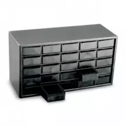 Alkon ACO 25-C Polystyrene 400mm(W)x250mm(H)x160mm(D) Black Conductive Component Organiser-image-15