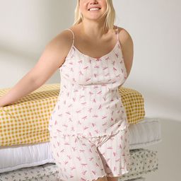 Trendyol Women Plus Size Printed Night Suit-image-63