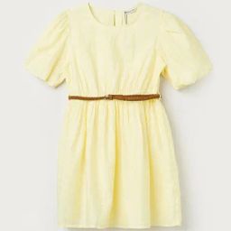 Fame Forever by Lifestyle Girls Yellow Cotton Blend Dress-image-80
