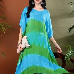 CORSICA Women Dyed Kaftan Kurta-image-86