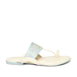Aurelia Women's Ivory Toe Ring Sandals-picture-35