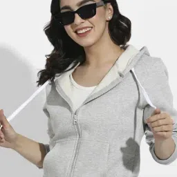 Campus Sutra Grey Cotton Sweatshirt-picture-15