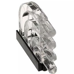 MENTOR PCB Mounted 4-Way Right Angle LED Light Pipe Quad-Level-Row Clear Dome Lens, 1279.1001 (Pack of 2 Pcs)-image-80