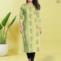 HERE&NOW Selection Of 2 Printed Straight Kurtas-image-93