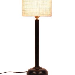 Devansh White Solid Traditional Buffet Table Lamp with Shade image 5