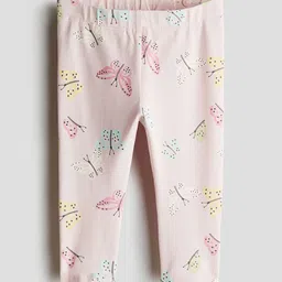 H&M Printed Cotton Leggings-image-90