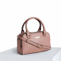 Forever Glam by Pantaloons Pink Medium Satchel Handbag-picture-23