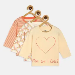 MINIKLUB Kids Multicolor Printed Full Sleeves Top (Pack Of 3)-image-58