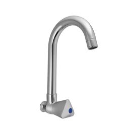 Essco by Jaquar Tropical Sink Cock Wall Mount Chrome Finish with Swinging Pipe Spout, TQT-522S-image-28