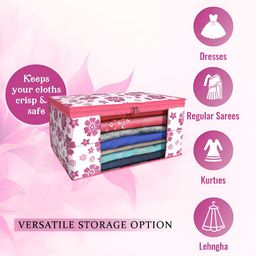 Aura Pink Set of 6 Regular Multi-Utility Organisers image 4