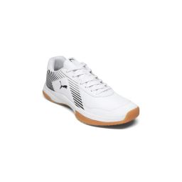 Puma Unisex White Badminton Smash Sprint Badminton Sports Shoes-image-79
