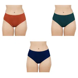 YELLOWDELIGHT Pack Of 3 AssortedHipster BriefsYD 5940 Mithula plain (g) panties 11-12y-image-9