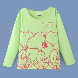 Pine Kids Full Sleeves Bio-washed T-Shirt Snoopy Collection - Sharp Green-image-52