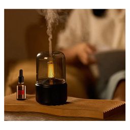 House of Aroma Candlelight Style Diffuser Cool Mist Air Humidifier- Multicolor-picture-11