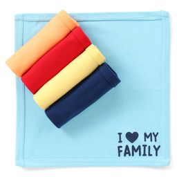 Doodle Poodle 100% Cotton Hand & Face Towels Pack of 5 L 26 x B 25 cm - Multicolour-image-55