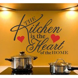 Wallstick Kitchen is The Heart of The Home wall sticker Vinyl-25