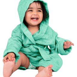 Mumma's Touch Organic Bamboo Baby Bath Robe - Green - Pack of 1-image-64