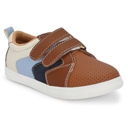TUSKEY Mesh Designed Double Velcro Closure Shoes -Tan-image-48
