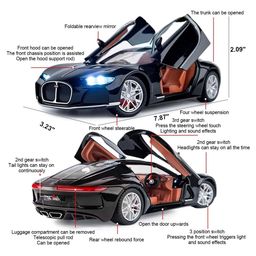 Magicwand 1:24 Scale Die-Cast Bugattti Atlantic with 4 Openable Doors,Pull Back Action,Lights,Music & WORKING HORN image 3