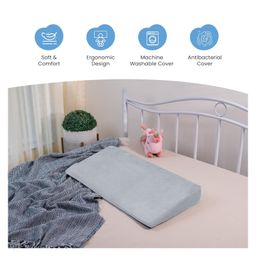 Cherilo Full Size Elevated Wedge Pillow Grey image 5