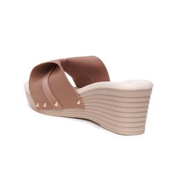 PLANET WALK Textured Platform Mules with Bows image 5
