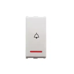 Anchor Roma Urban 1 Module 10 A Bell Push Switch with Indicator White 66133-picture-4