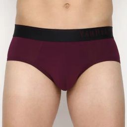 Van Heusen Regular Fit 4 Way Stretch Body Defining Fit Solid Briefs - Deep Purple-picture-9