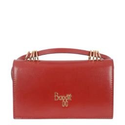 Baggit Angola Red PU Solid Sling Handbag-image-16