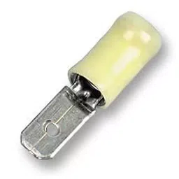 MULTICOMP PRO Quick Disconnect Crimp Terminals MALE DISCONNECT, 6.35MM, 12-10AWG,YELLOW, MDD5-250 (Pack of 100)-picture-40