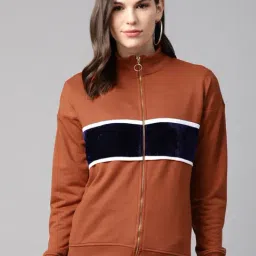 Melon by PlusS Rust Full Sleeves Sweatshirt-image-19