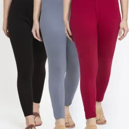 Gracit Multicolor Regular Fit Leggings-20