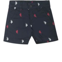 U.S. Polo Assn. Kids Navy Printed Shorts-image-48