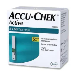 Accu Chek Active Blood Glucose Test Strip - 100 Piece (White)-9