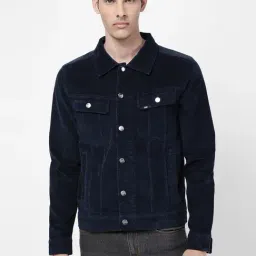 Lee Navy Regular Fit Denim Jacket-image-18