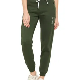 EDRIO Green Logo Print Joggers-picture-30