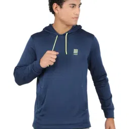 Rock.it Blue Regular Fit Hooded Sweatshirt-42