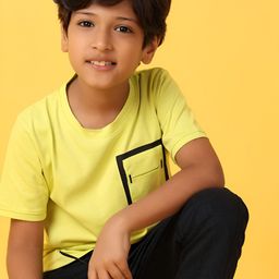 V-Mart Boys Solid Round Neck Cotton T-Shirt-image-68