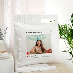 Personalized Instaglow Birthday Cushion-image-14