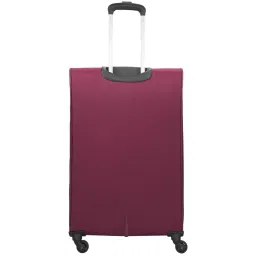 Aristocrat Maroon Solid Soft Large Trolley Bag - 32 cm image 4