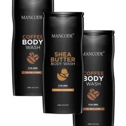 Mancode Coffee, Shea Butter & Coffee Body Wash (Pack of 3)-image-2