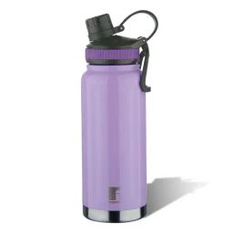 Bergner Walking Purple Stainless Steel Thermosteel Hot and Cold Bottle (1.2 L)-image-99