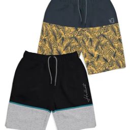 HELLCAT Kids Multi Color Block Shorts (Pack Of 2)-picture-18