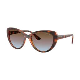 Vogue Eyewear In Vogue Brown Butterfly Gradient Sunglasses for Women-picture-36