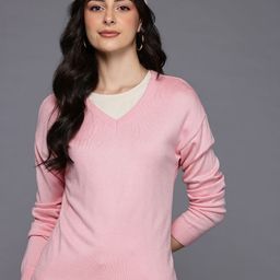 allen solly woman Allen Solly Knitted Acrylic Pullover-picture-11