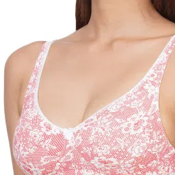 Inner Sense Pink Printed Full Coverage Bra - Pack of 2 image 4
